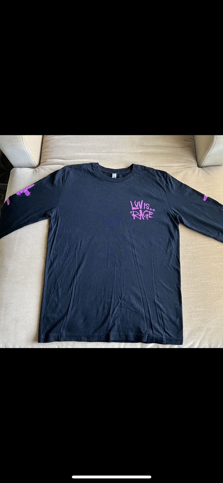 Lil Uzi Vert Vintage LUV is Rage long sleeve Size US M / EU 48-50 / 2 - 1 Thumbnail