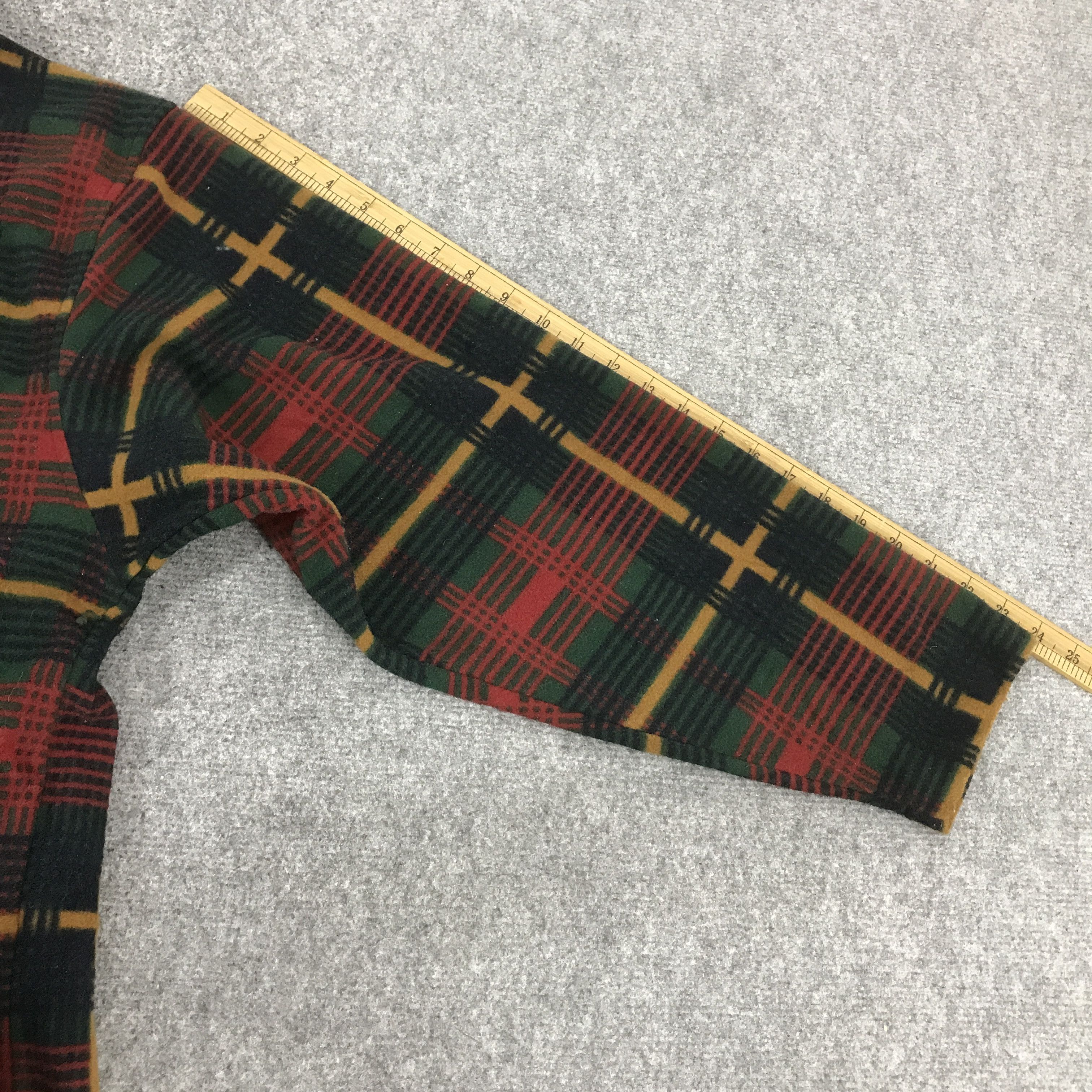 Japanese Brand LEYTON HOUSE RACING TEAM FLEECE TARTAN SWEATSHIRT K76B3 Size US L / EU 52-54 / 3 - 6 Thumbnail