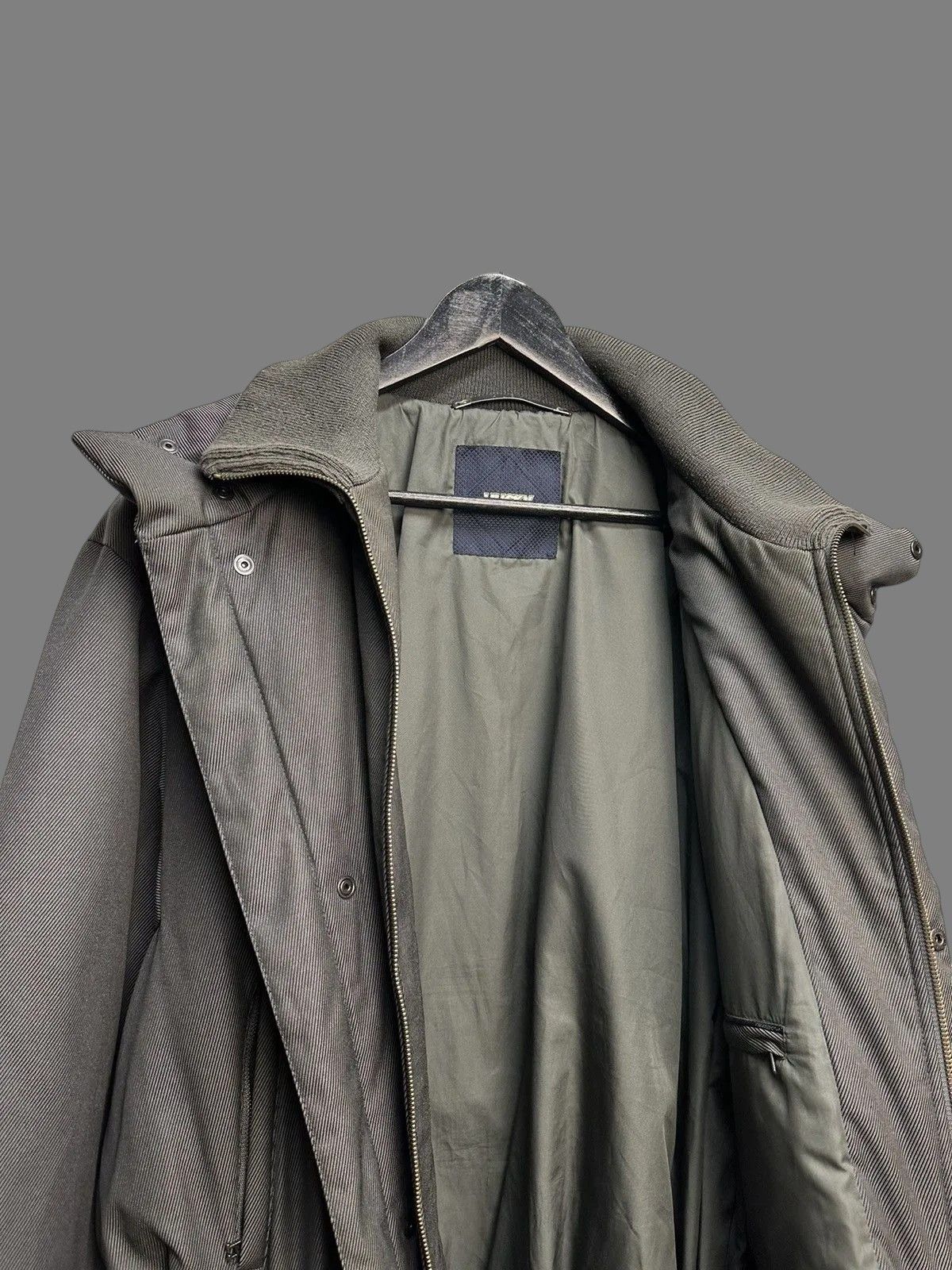 Allsaints Husky Grey Quilted Long Jacket British Country Classic Style Size US L / EU 52-54 / 3 - 10 Thumbnail