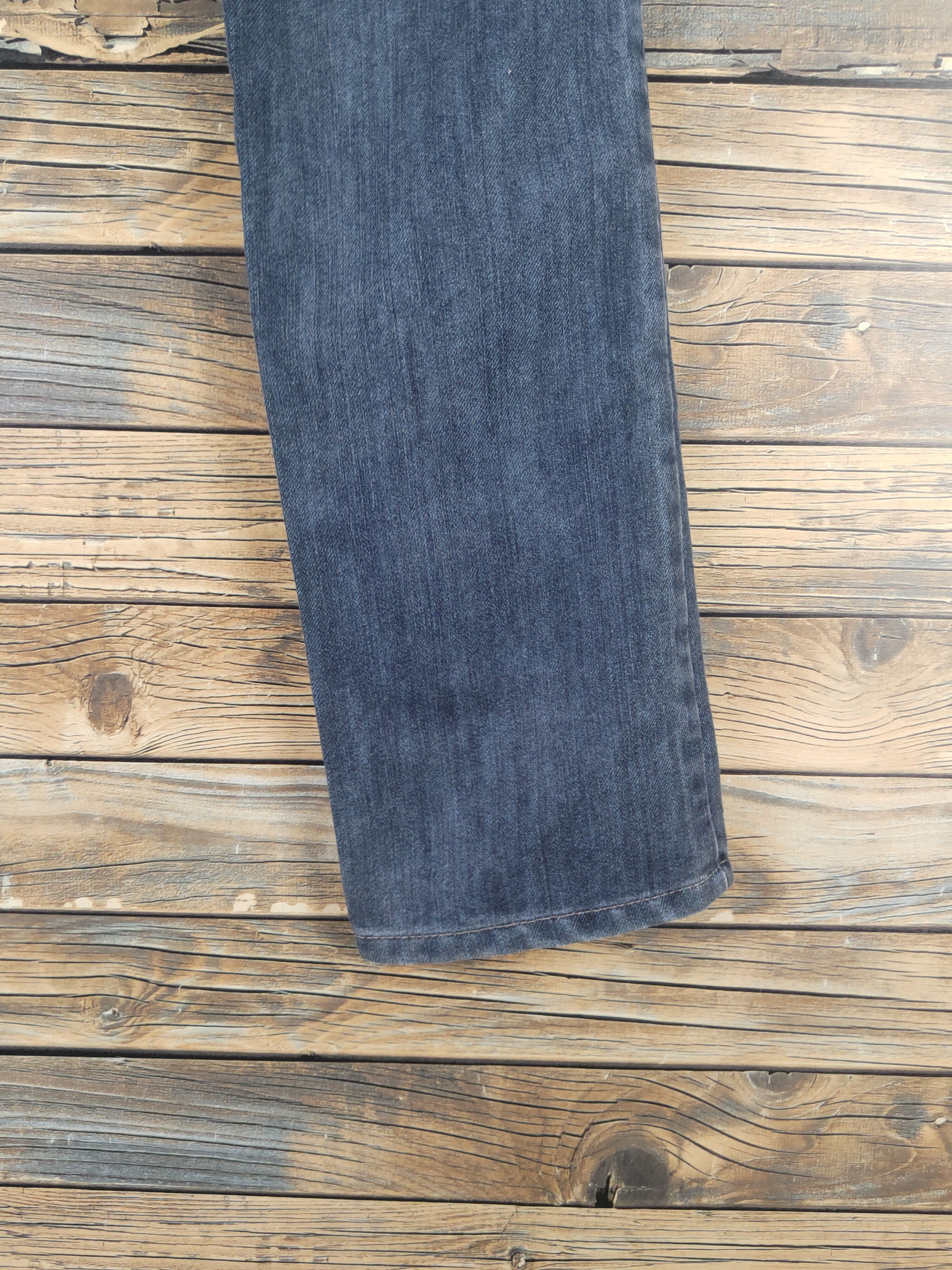 Levi's DL Levi's Dark Blue Distressed Ripped Jeans #2779 Size 28" / US 6 / IT 42 - 12 Thumbnail