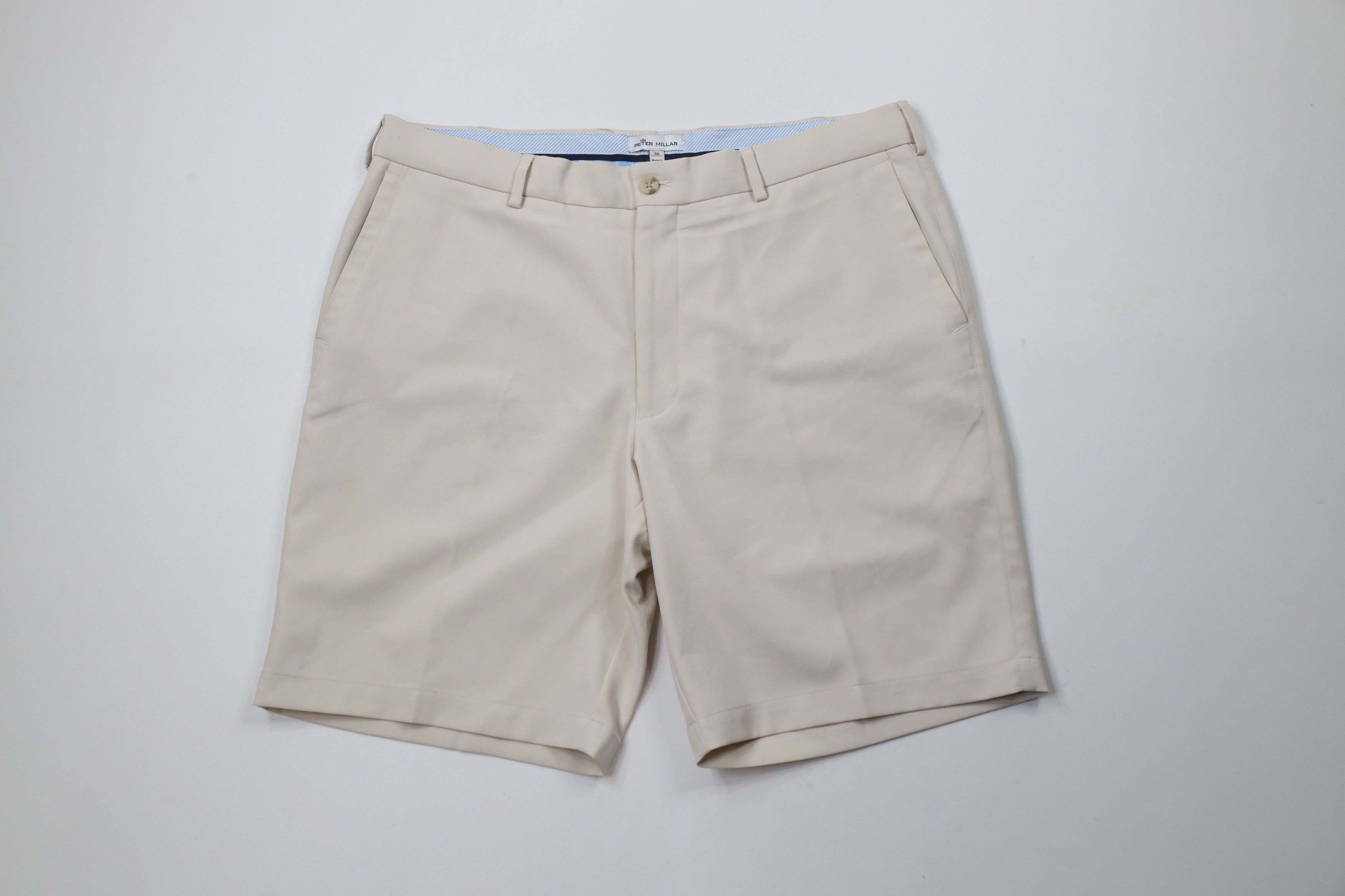Peter Millar × Vintage Peter Millar Front Tech Above Knee Golf Golfing Chino Shorts Size US 36 / EU 52 - 1 Thumbnail