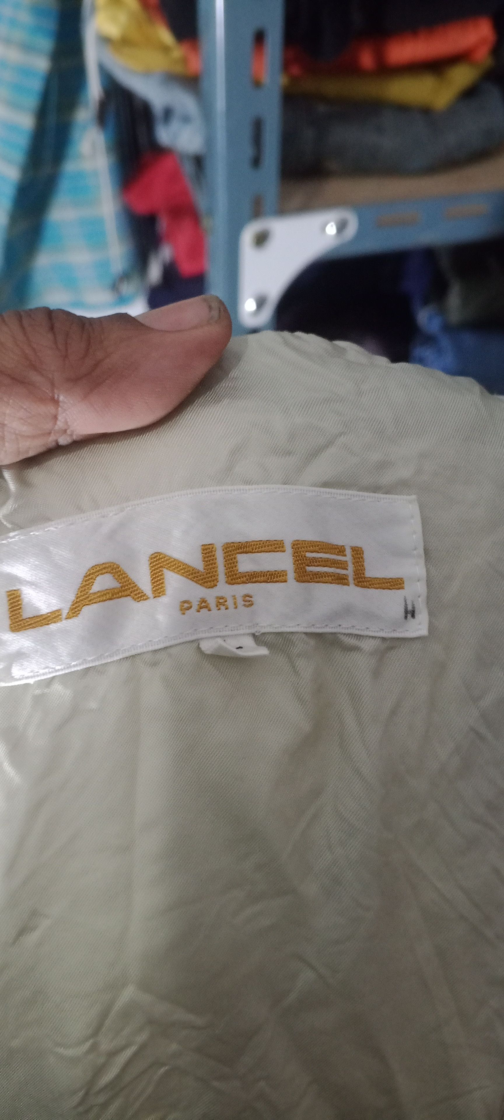 Lancel × Vintage Vintage 80s Lancel Wool Cable Knit Cardigan Winter Creamy Size L / US 10 / IT 46 - 11 Thumbnail