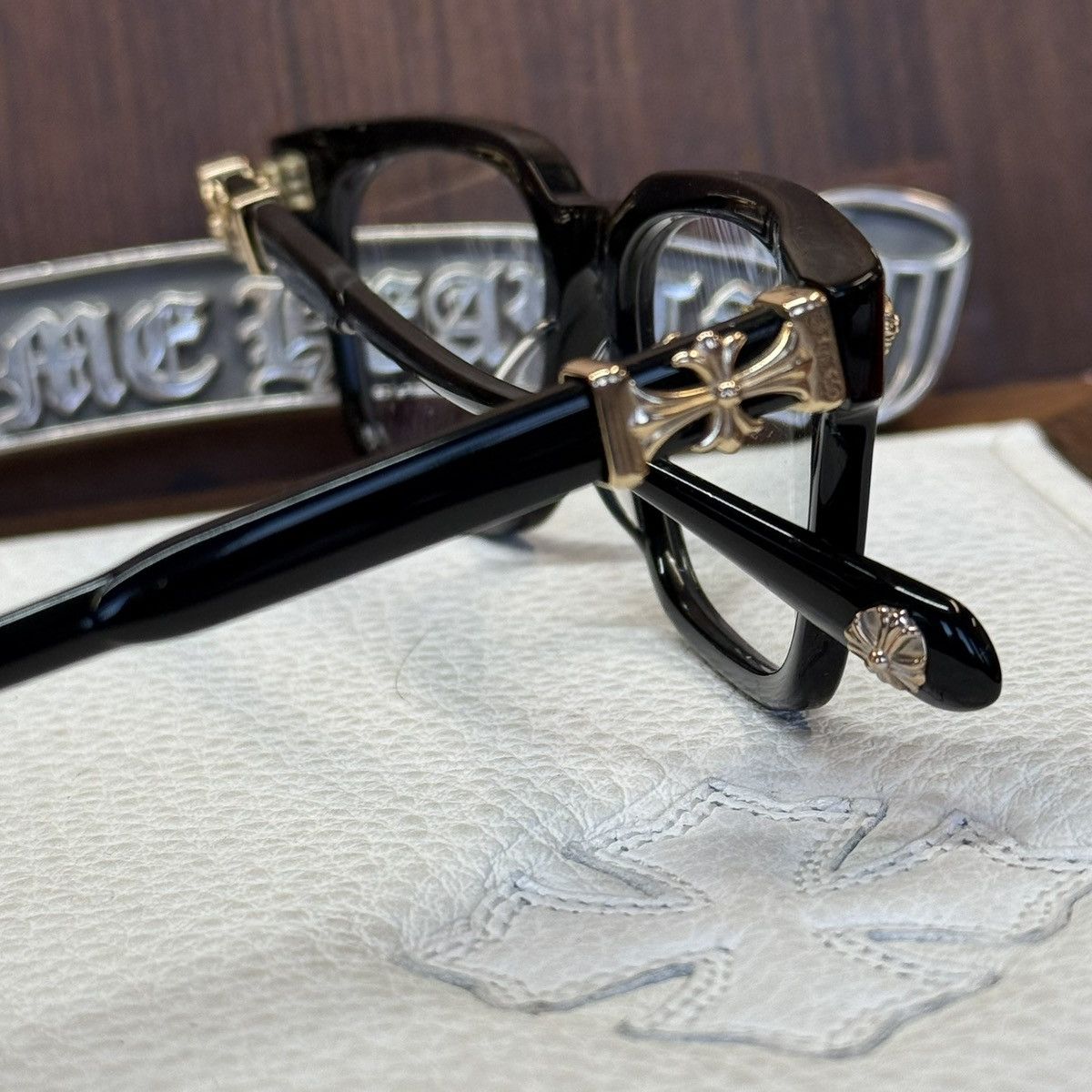 Chrome Hearts Chrome Hearts Cox Ucker Glasses Size ONE SIZE - 10 Thumbnail
