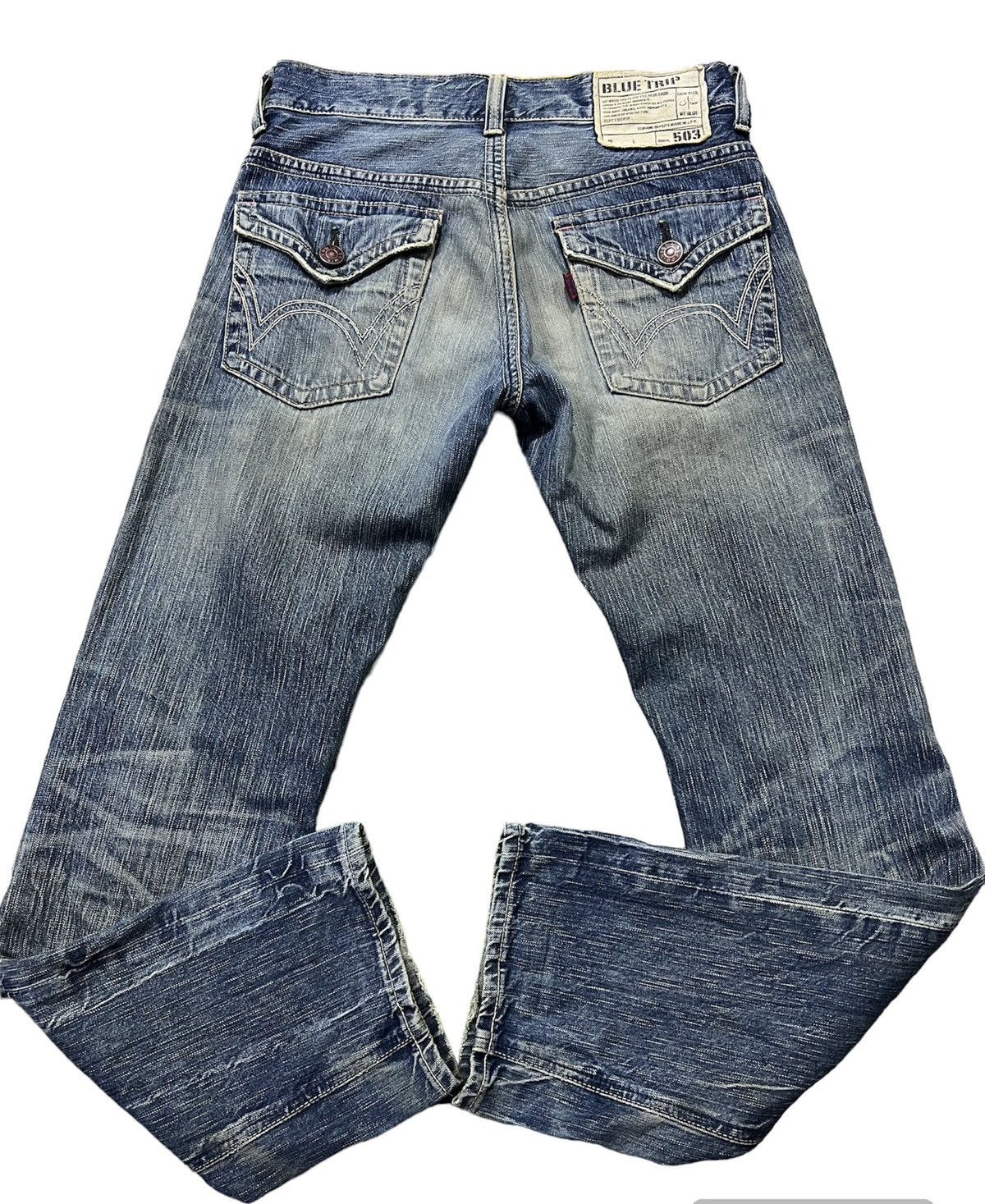 Edwin × Japanese Brand × Vintage VINTAGE EDWIN 503 BLUE TRIP JAPAN Size US 30 / EU 46 - 2 Thumbnail