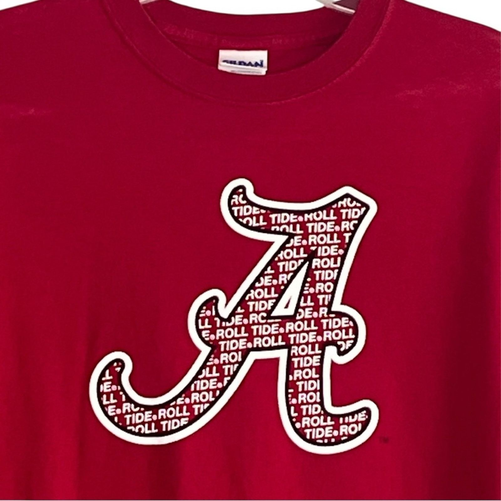 Gildan Gildan Ultra Cotton UAB Collegiate AL Crimson Tide T-shirt Size M / US 6-8 / IT 42-44 - 2 Thumbnail