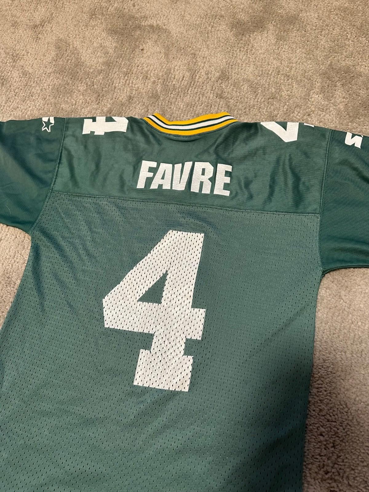 Starter Vintage Starter Green Bay Packers Brett Favre Green #4Jersey Size US M / EU 48-50 / 2 - 7 Thumbnail