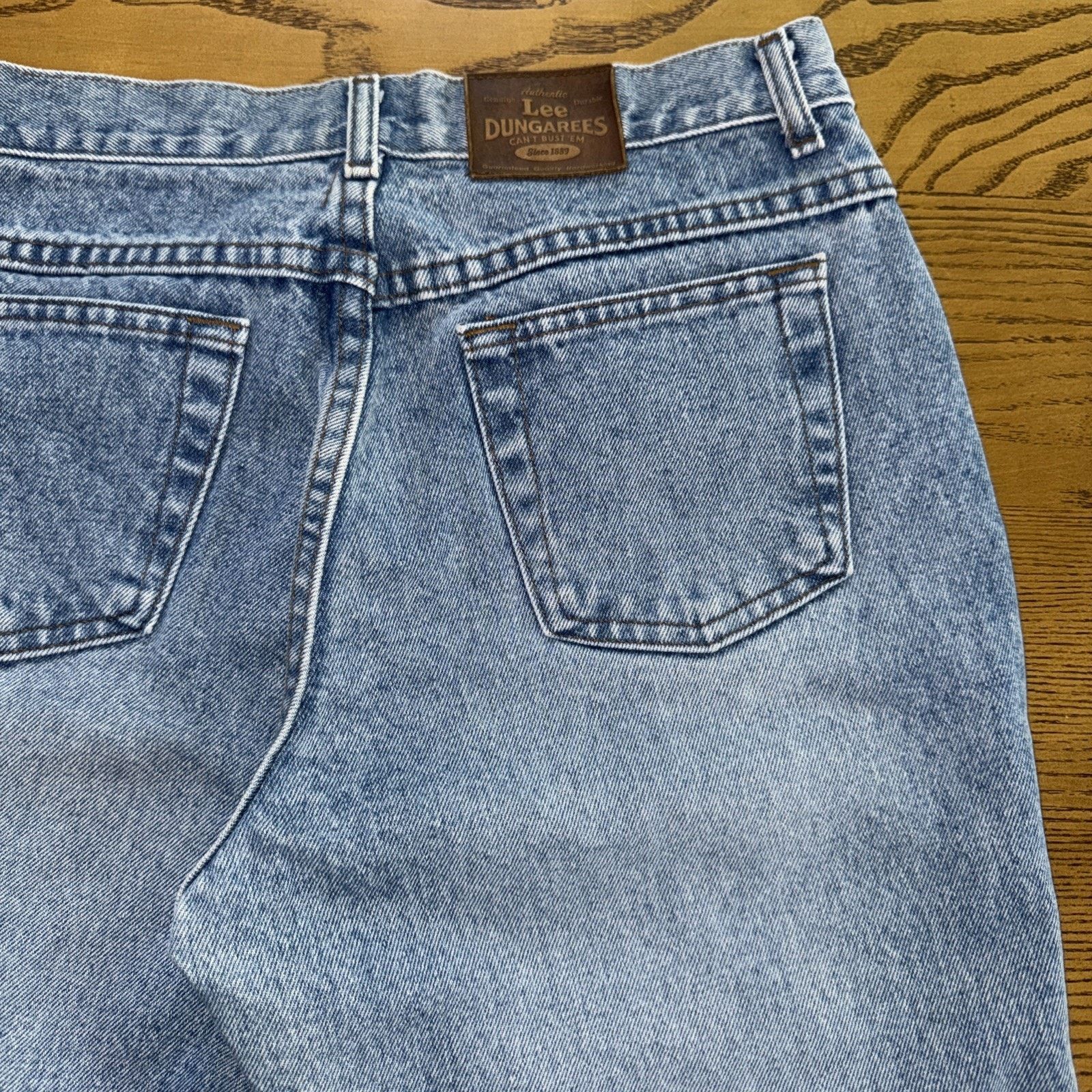 Lee Vintage Y2K 2001 Lee Dungarees Flare Jeans 9 Long 30W 33L Size 30" / US 8 / IT 44 - 9 Thumbnail