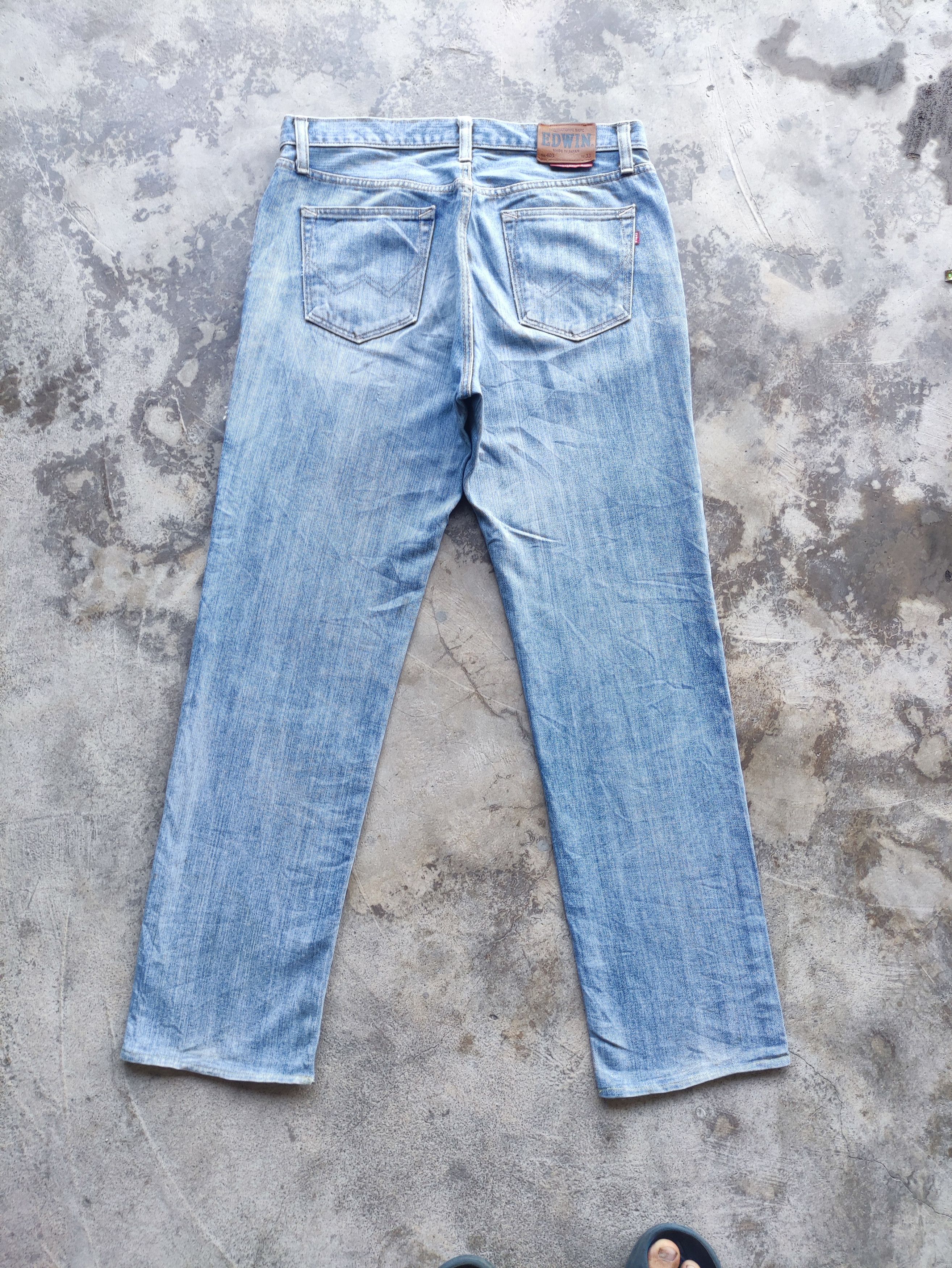 Edwin Vintage Edwin Brand Buggy Faded Ripped Pants Size US 36 / EU 52 - 2 Thumbnail
