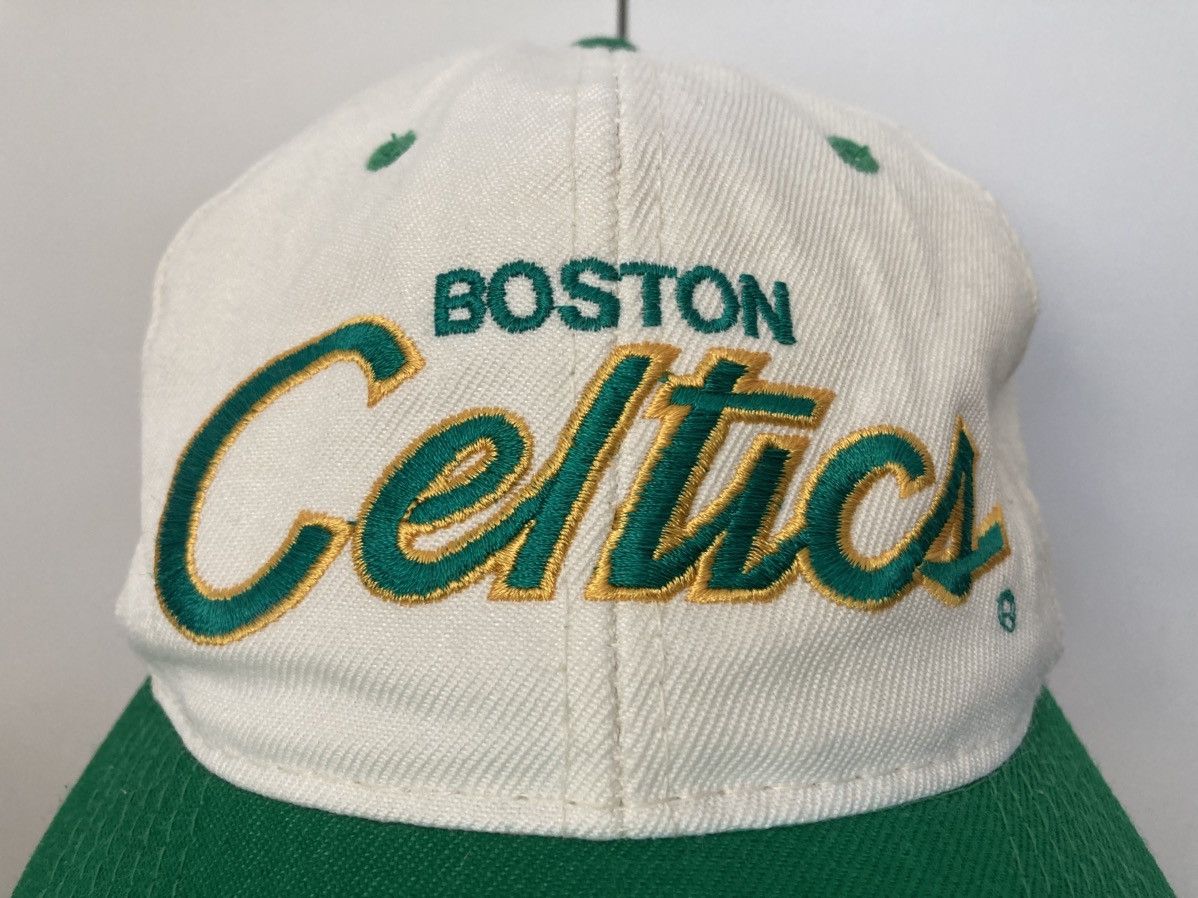 NBA BOSTON CELTICS SPORTS SPECIALTIES SCRIPT SNAPBACK HAT CAP Size ONE SIZE - 4 Thumbnail