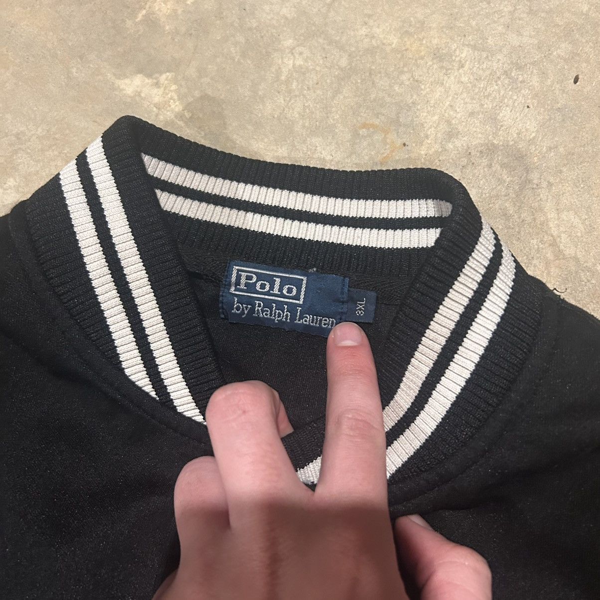 Polo Ralph Lauren × Vintage Vintage 2000s Polo Ralph Lauren Pony Varsity Bomber Jacket Size US XXL / EU 58 / 5 - 6 Thumbnail