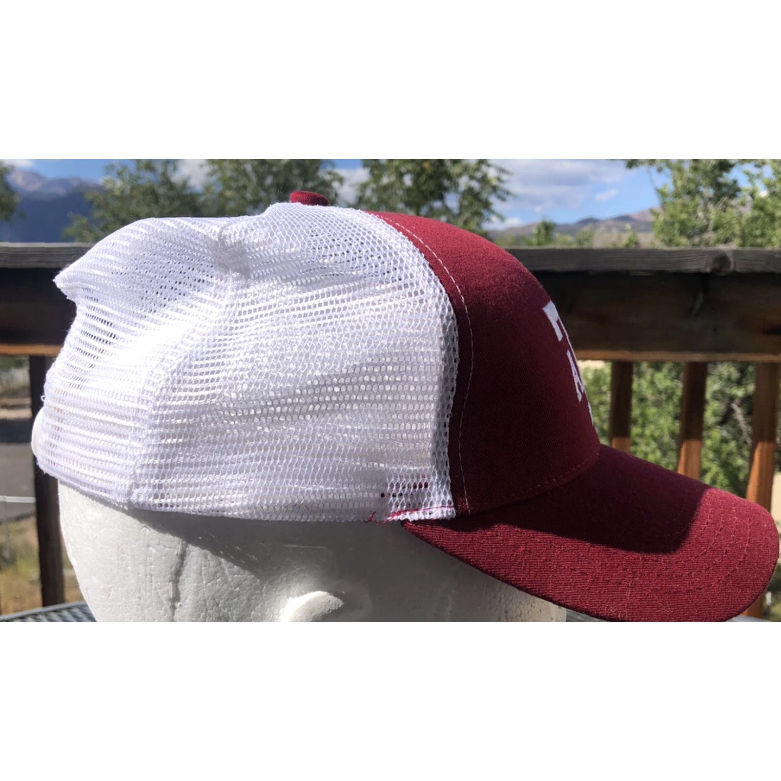 J Brand Outhouse Designs Texas A&M Hat Snapback Red & White Brand Men One Size Red Sports Casual Size ONE SIZE - 3 Thumbnail