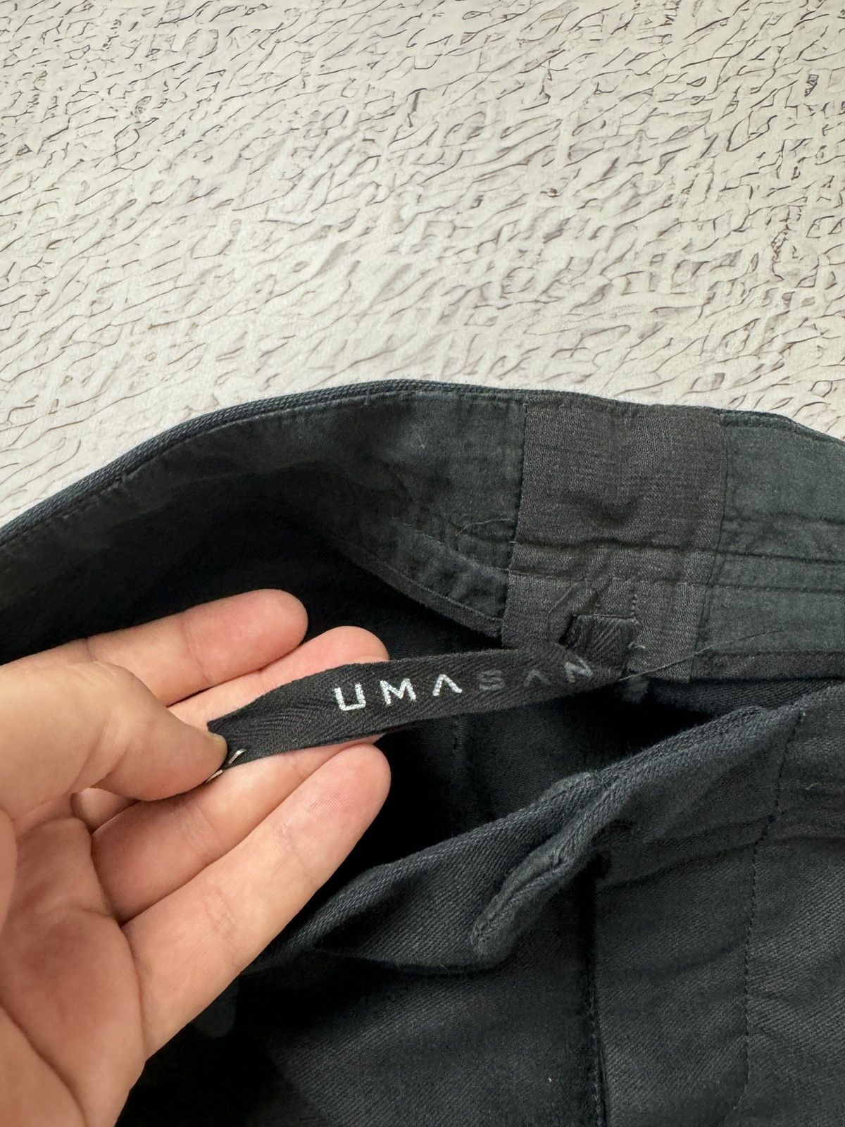 Other Umasan Avant Garde black asymmetric big pocket pants Size 26" / US 2 / IT 38 - 8 Thumbnail