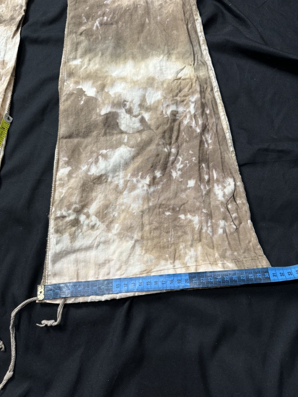 If Six Was Nine × Japanese Brand × Le Grande Bleu (L.G.B.) G.O.A Goa Flared Bootcut Cargo Pants Bleach Brown Size US 32 / EU 48 - 10 Thumbnail