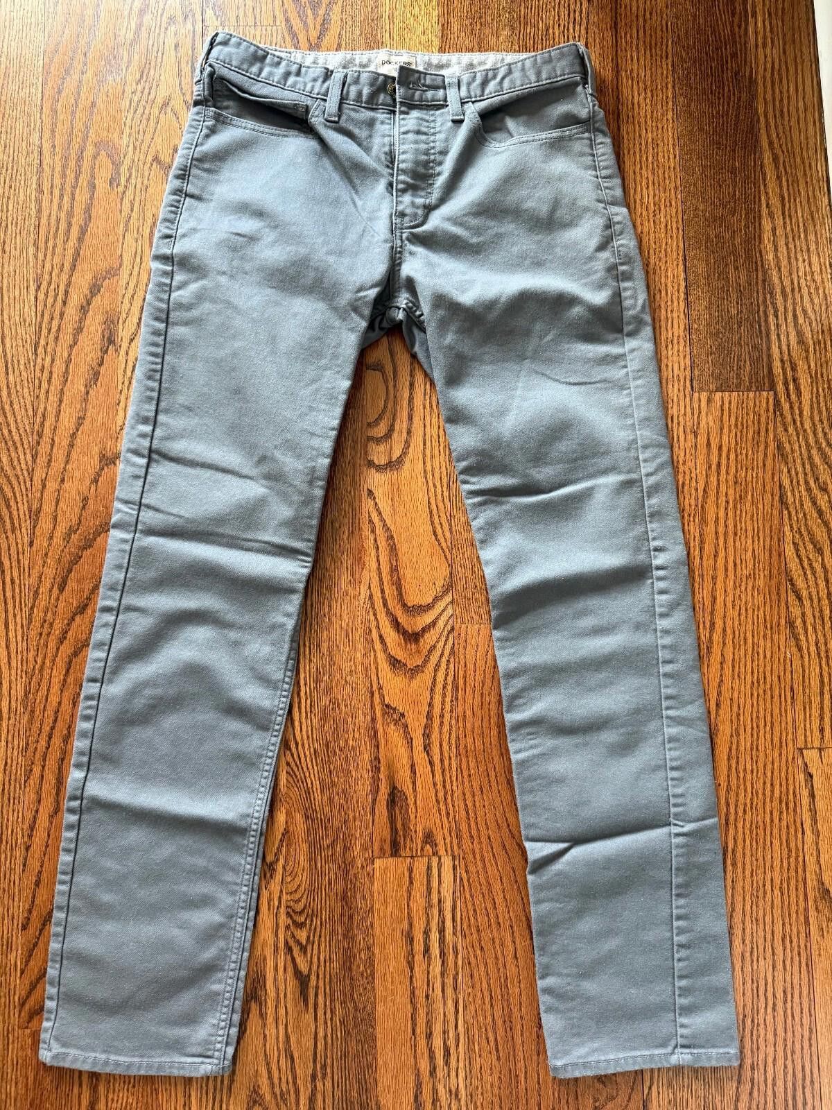 Dockers Men Dockers pants Khakis, Slim Fit Grey Comfort, Size 31 x32 Size US 31 - 1 Thumbnail