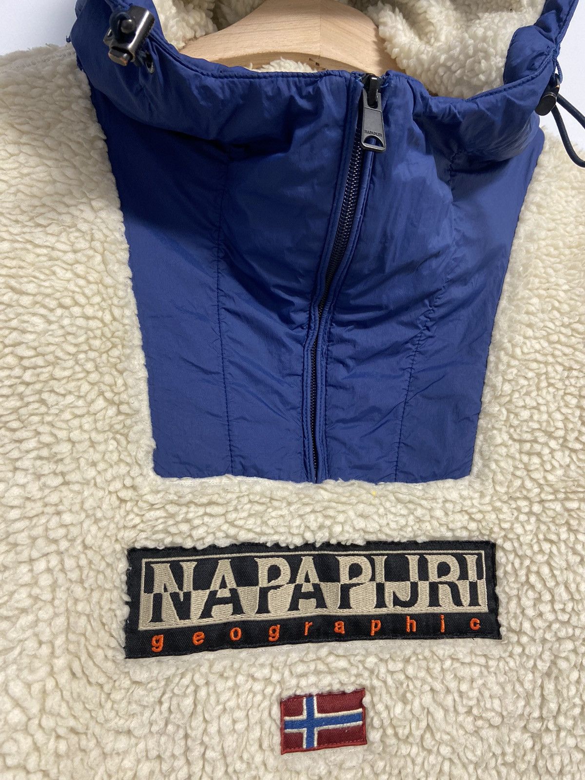 Napapijri Napapijri Anorak Vintage Fleece Hoodie Size US XXL / EU 58 / 5 - 7 Thumbnail