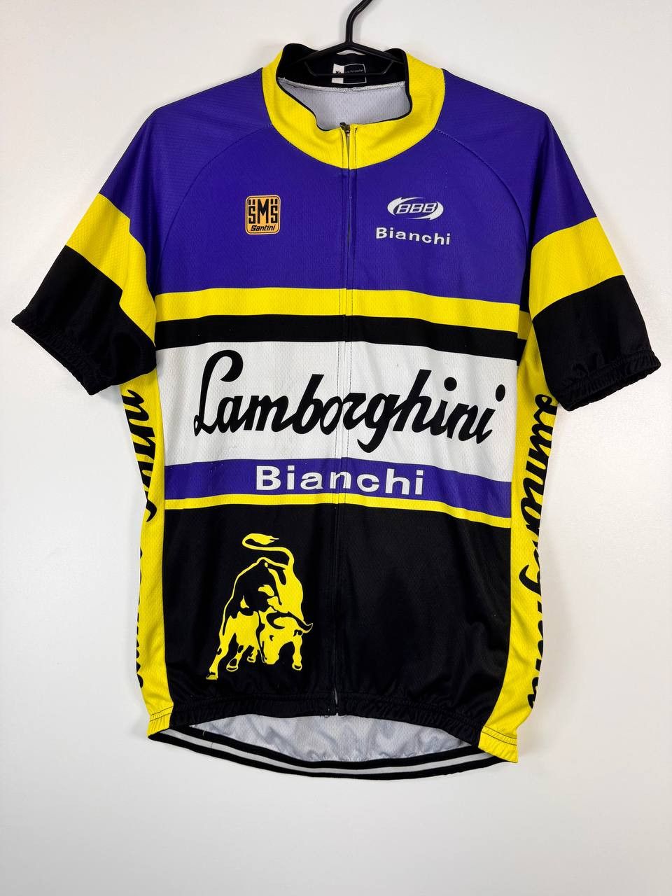 Other Vintage Lamborghini Bianchi Cycling Jersey Santini Size XL Size US XL / EU 56 / 4 - 1 Thumbnail