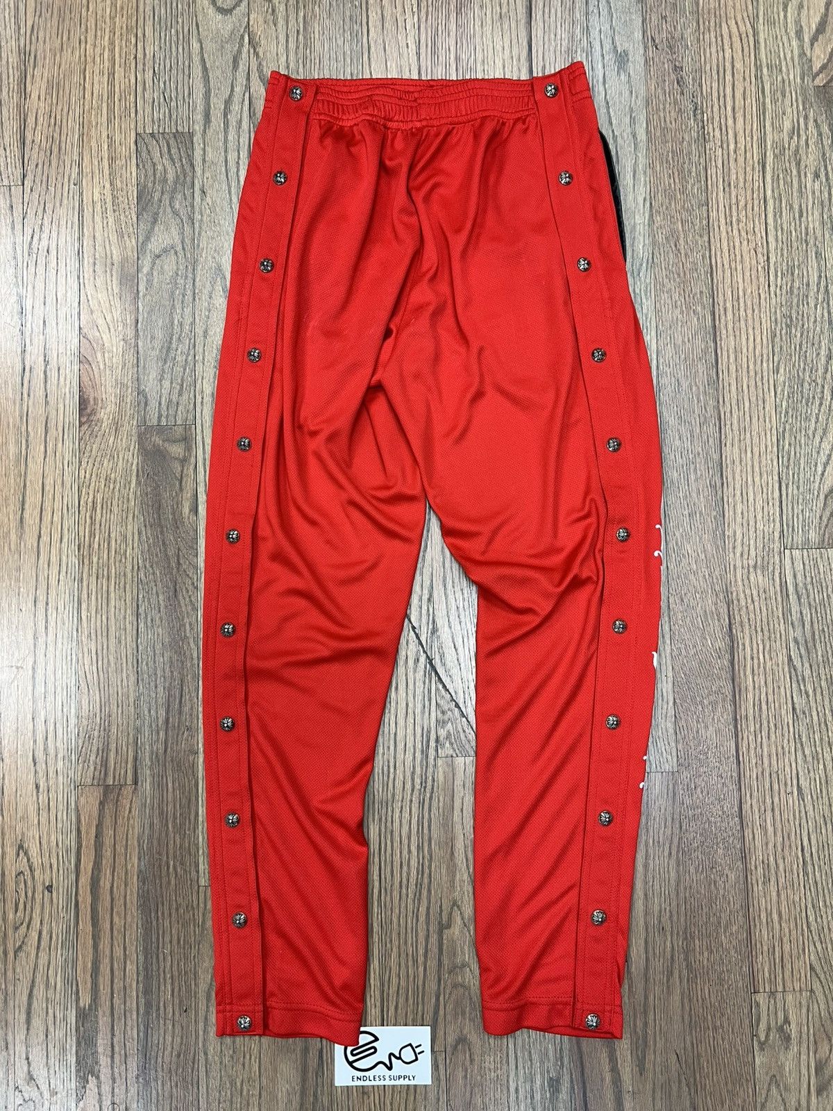 Chrome Hearts Chrome Hearts Snap Tear Away Track Pants Red Size US 28 / EU 44 - 3 Thumbnail