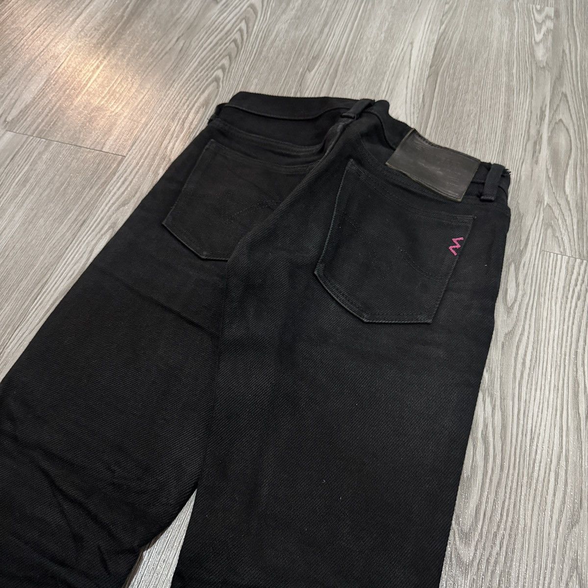 Other Iron Hearts 21oz Extra Heavy Black Denim Size 25" / US 0 / IT 36 - 3 Thumbnail