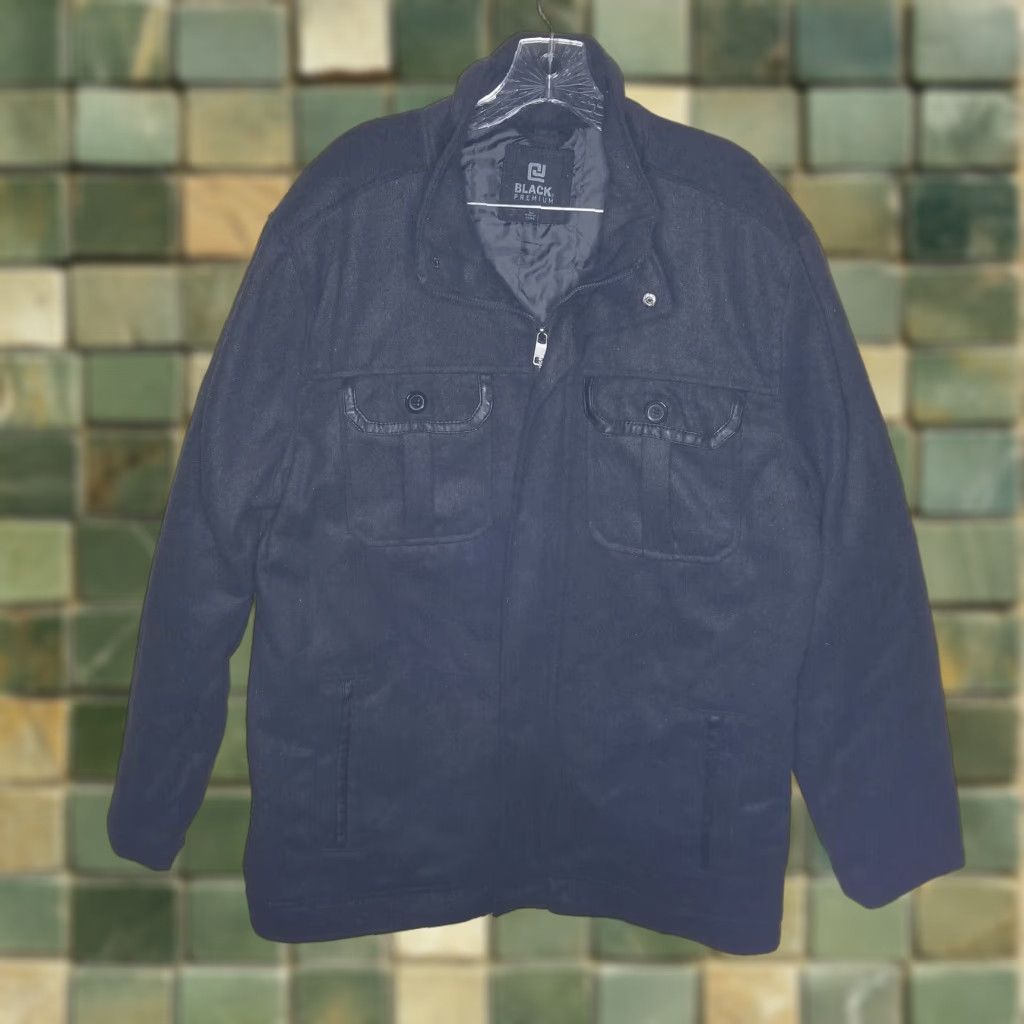 Vintage CJ Black Premium Jacket Long Sleeve Full Zip Mens XL Black Size US XL / EU 56 / 4 - 1 Thumbnail
