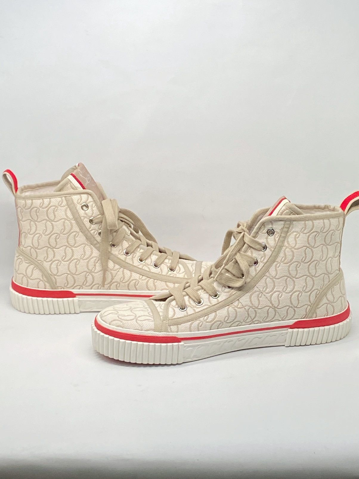Christian Louboutin Christian Louboutin Cl High-Top Sneakers size 42/us size 9 Size US 9 / EU 42 - 6 Thumbnail