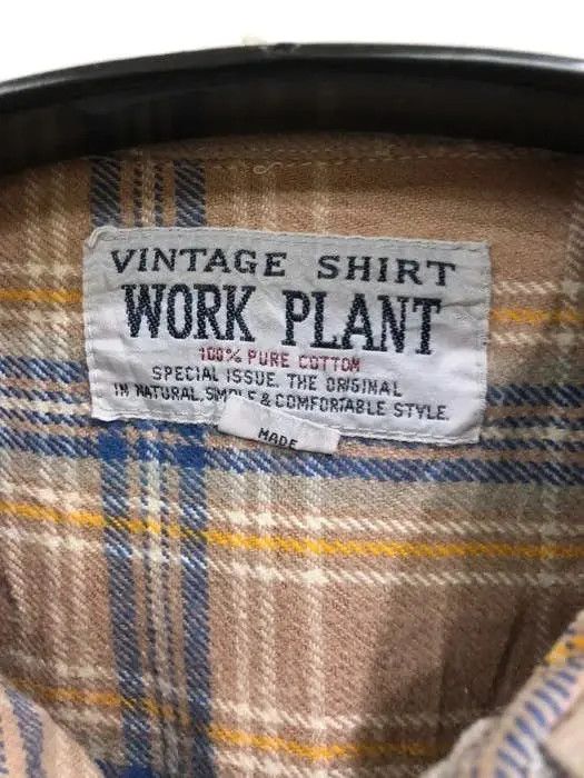 Vintage Vintage Work Plant Plaid Tartan Flannel Shirt 👕 Size US M / EU 48-50 / 2 - 3 Thumbnail