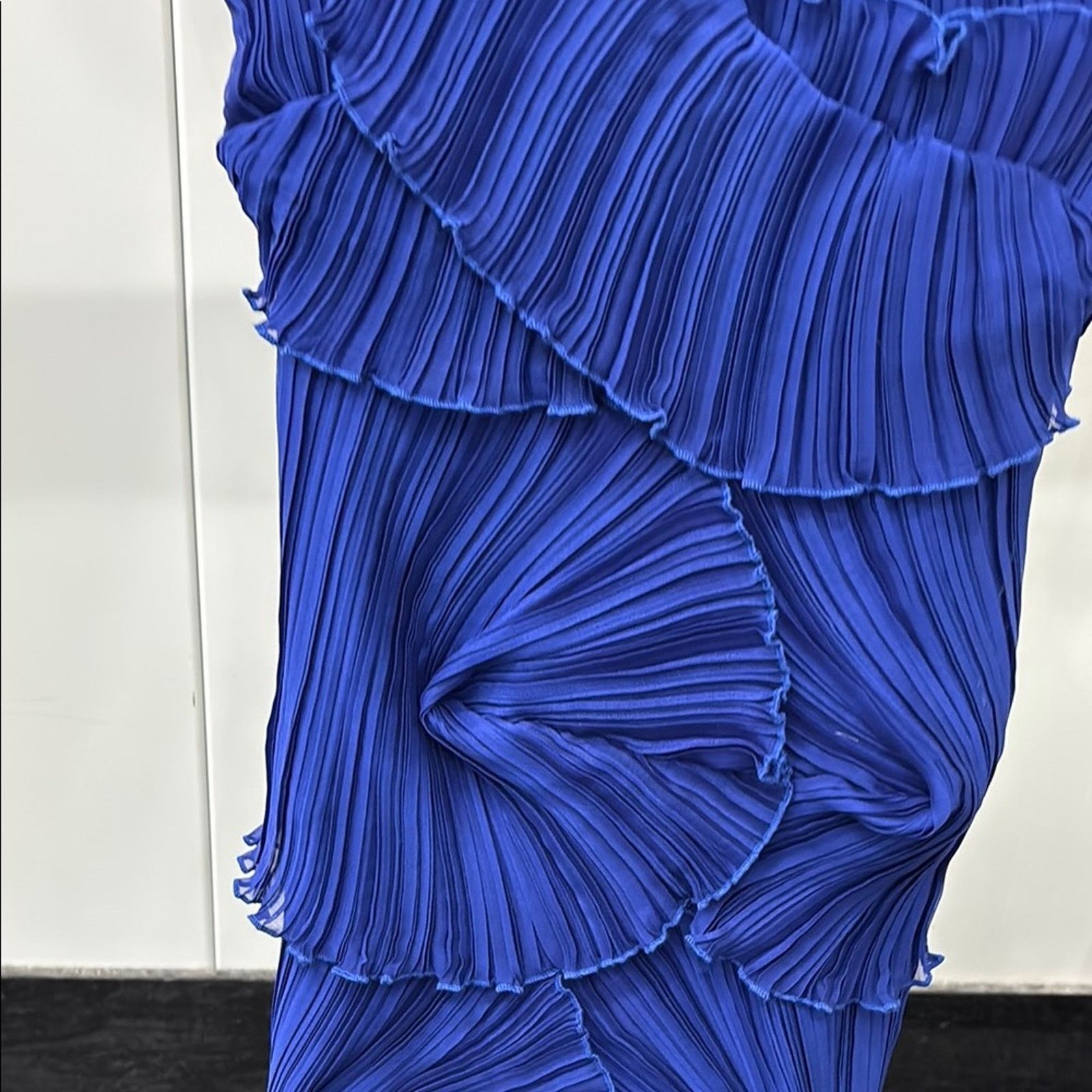 Other NWT Blue Sheath Midi Dress with Flutter Cap Sleeves One Size Size ONE SIZE - 7 Thumbnail
