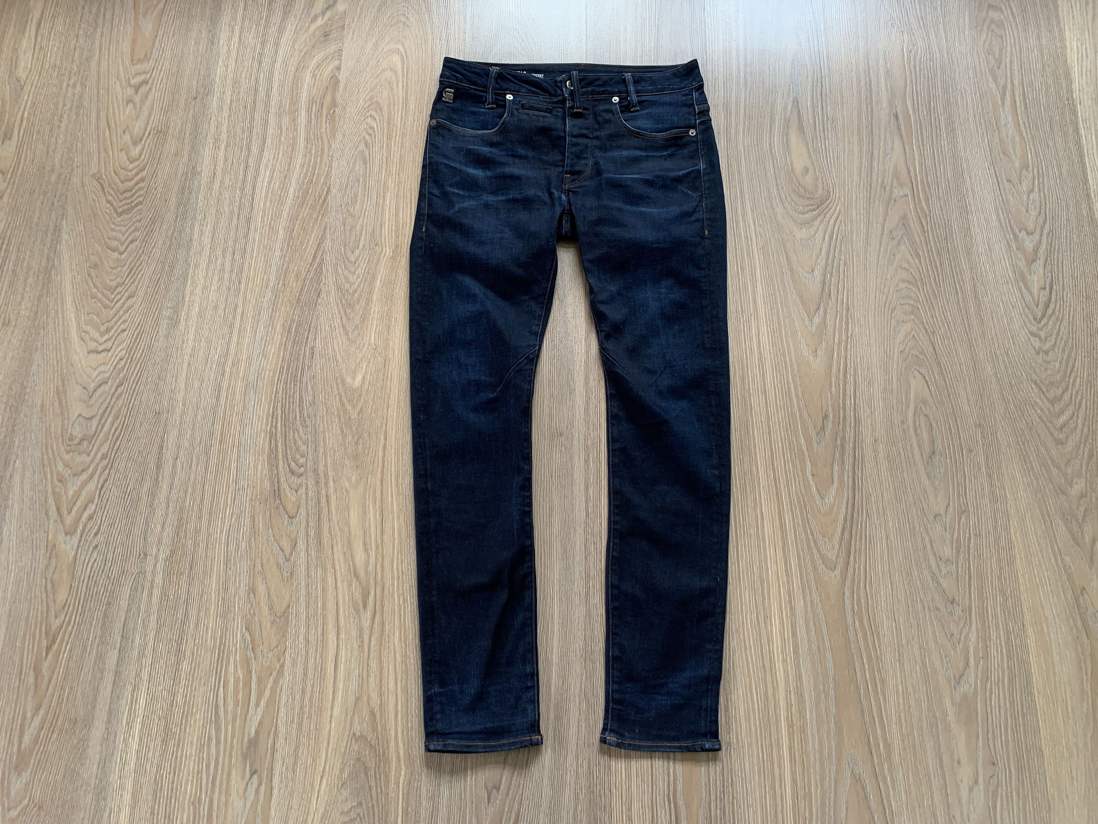 G-Star G-Star Raw D-Staq 5 Pocket Blue Jeans Size US 30 / EU 46 - 1 Thumbnail