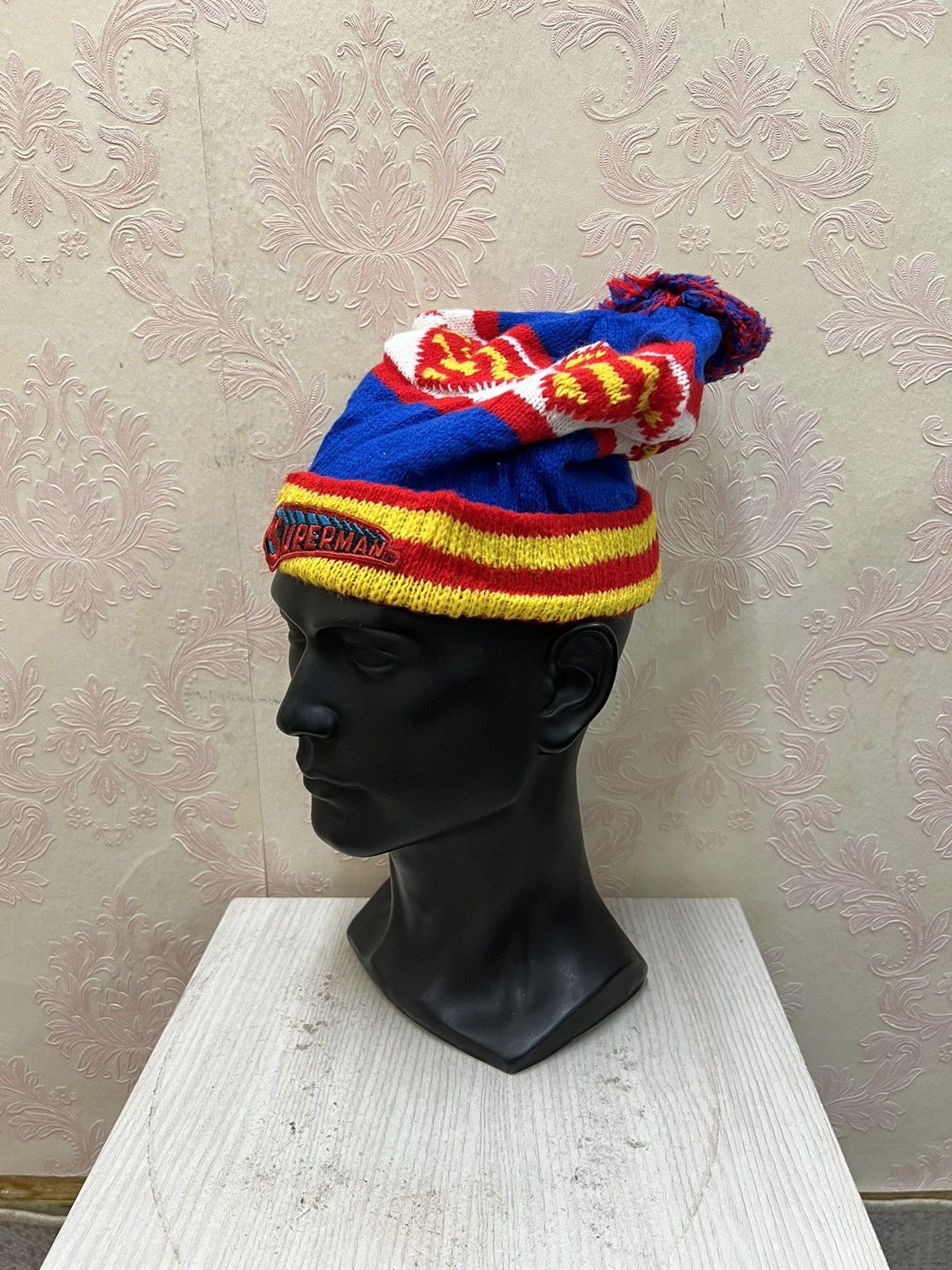 DC Comics Superman Cartoon DC Comics Beanie Hats Size ONE SIZE - 3 Thumbnail