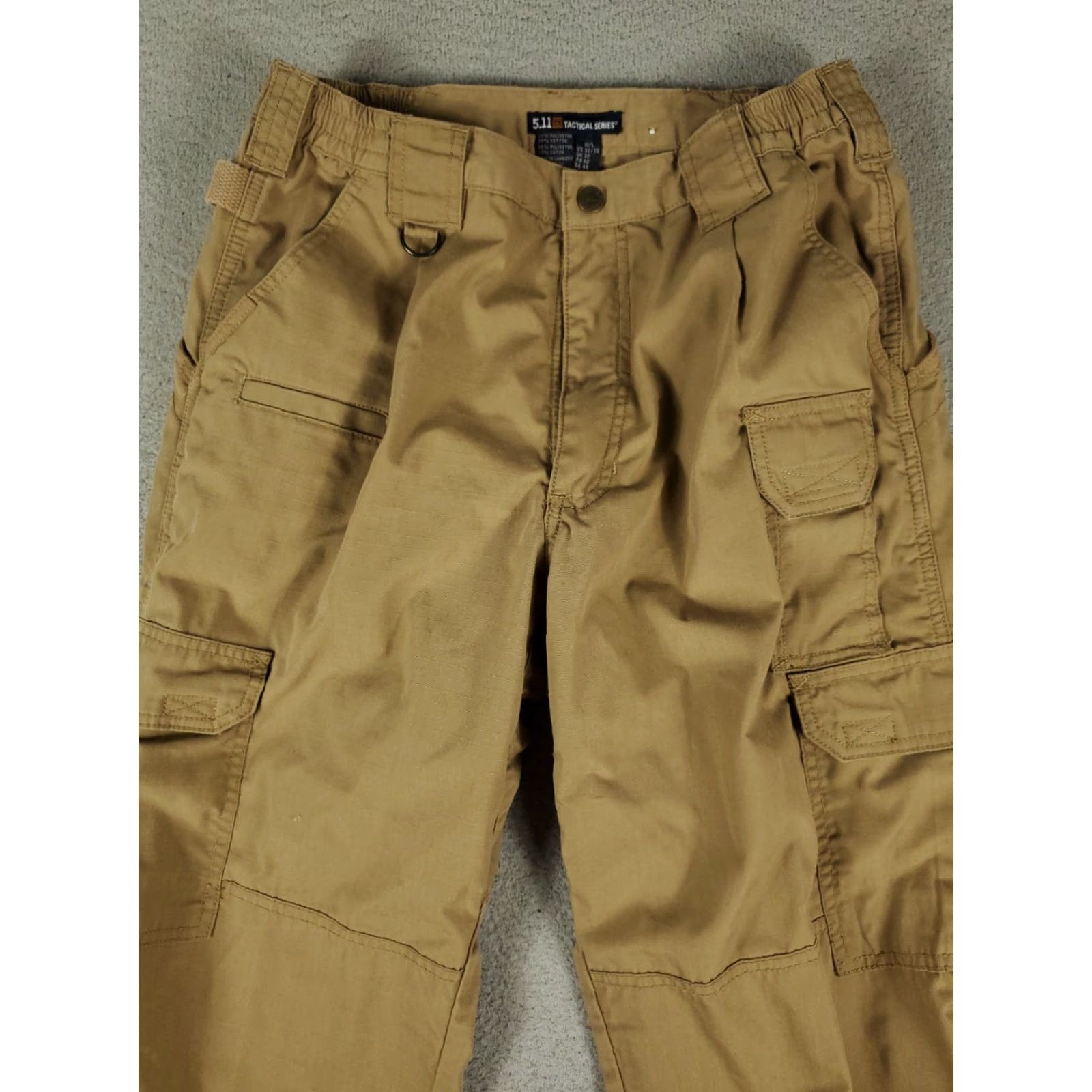 Vintage 5.11 Tactical Cargo Pants Mens Size 32x30 Beige Outdoor Workwear Trousers Size US 32 / EU 48 - 2 Thumbnail
