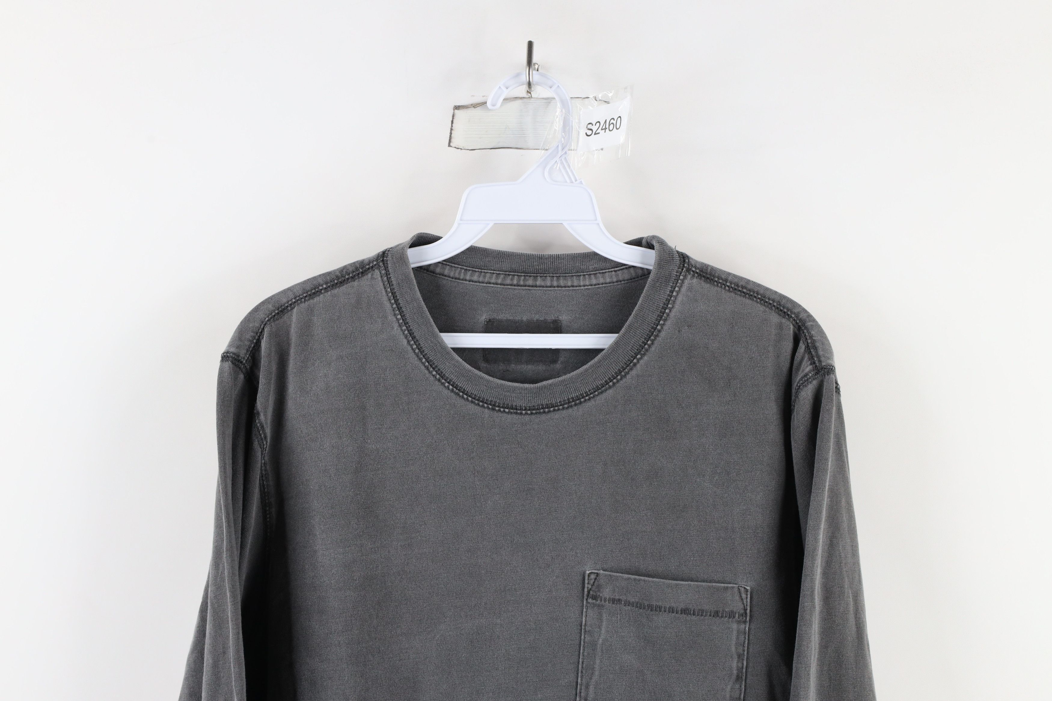 Vintage Vintage 90s Streetewar Stonewash Long Sleeve T-Shirt Gray Size US M / EU 48-50 / 2 - 2 Thumbnail