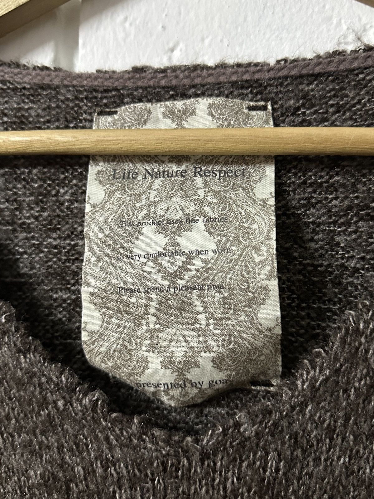14th Addiction G.O.A “Life Nature Respect” Knit Sweater Size US L / EU 52-54 / 3 - 3 Thumbnail