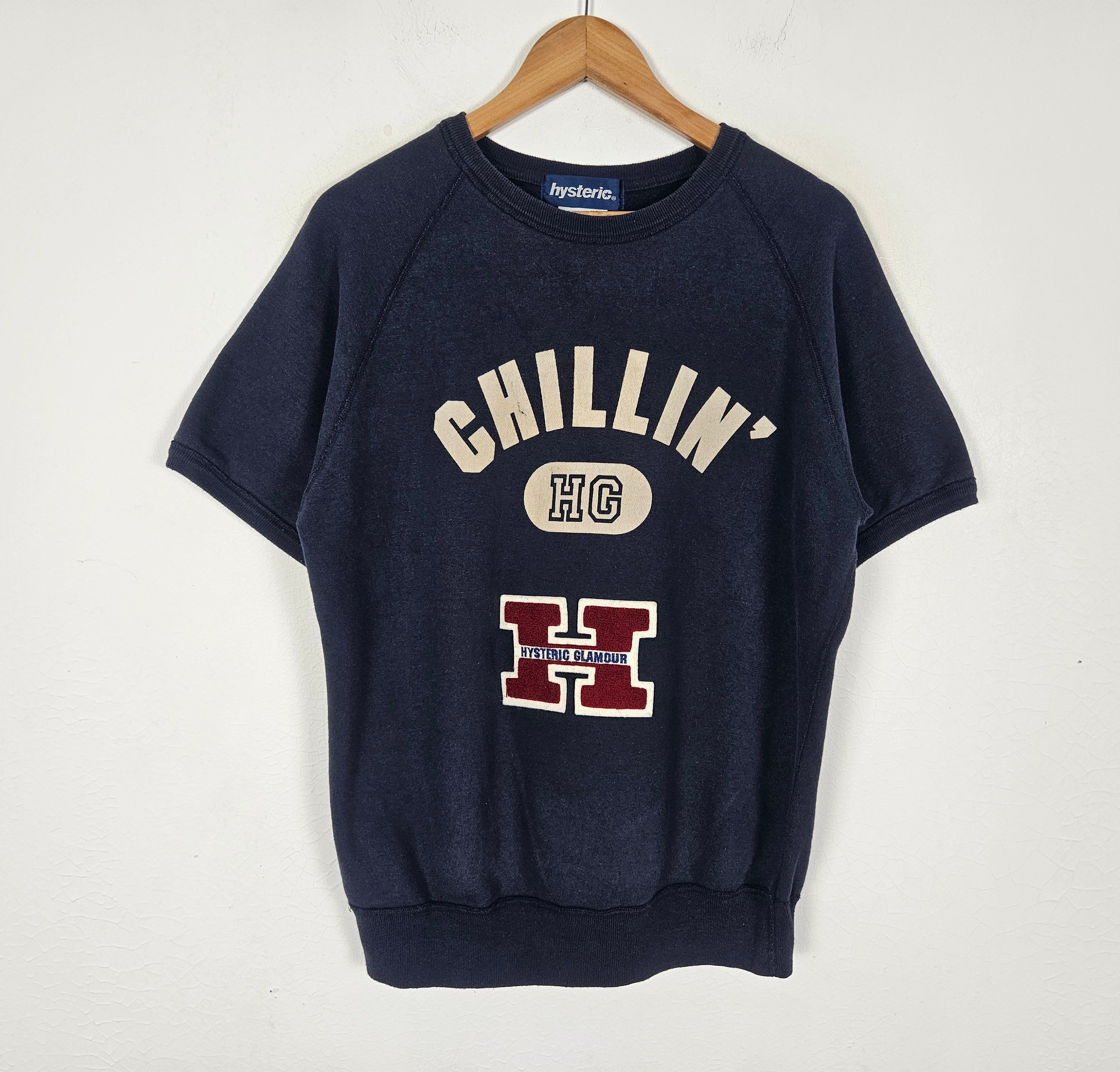 Hysteric Glamour Hysteric Glamour Chillin half sleeve sweatshirt Size US L / EU 52-54 / 3 - 2 Thumbnail