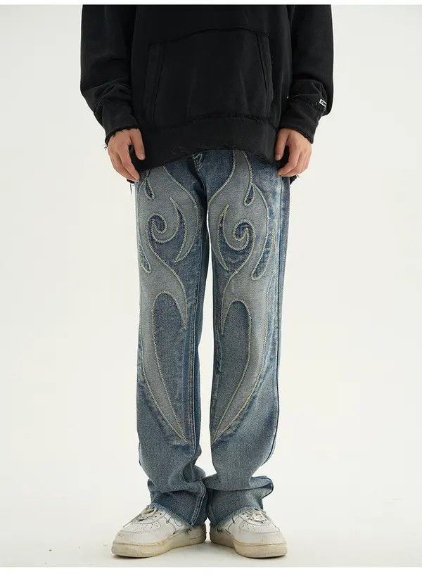 Japanese Brand Retro punk denim pants Size US 32 / EU 48 - 4 Thumbnail