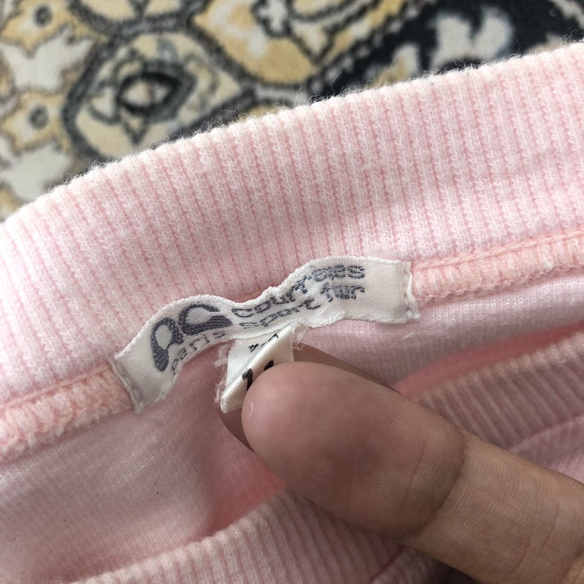 Courreges × Vintage Vintage COURREGES Paris Sweatshirt Big Logo Embroidered Size L / US 10 / IT 46 - 4 Thumbnail