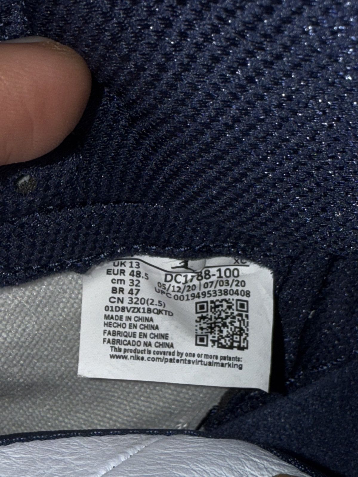 Nike Air Jordan 1 Size US 14 / EU 47 - 6 Thumbnail