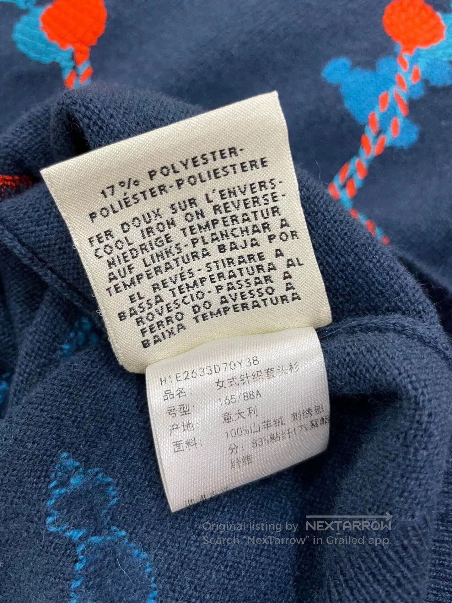 Hermes embroidered cashmere sweater by hermes. Size US S / EU 44-46 / 1 - 5 Thumbnail