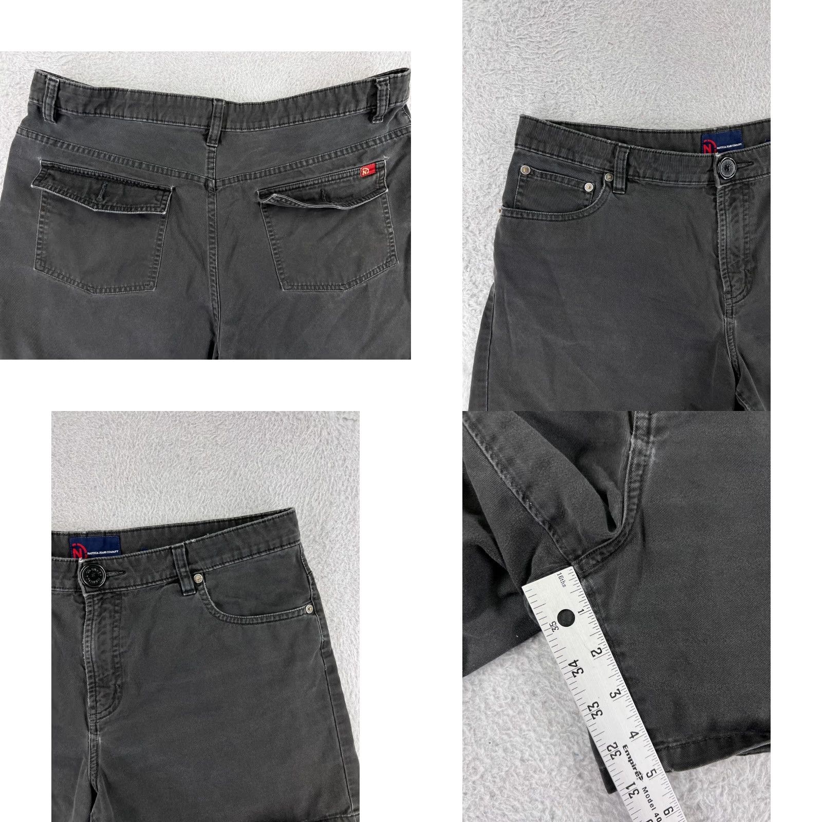 Nautica Nautica Shorts Women 14 Black 100% Cotton Twill 5-Pocket Zip Fly | Regular Fit | Inseam 5" | Womens Size 36" / US 14 / IT 50 - 8 Thumbnail