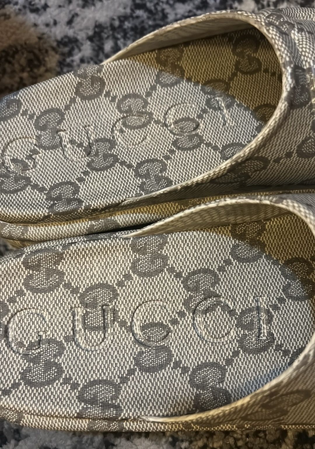 Gucci Gucci Interlocking G Monogram Slide Platform Sandal size 41 Size US 11 / IT 41 - 4 Thumbnail