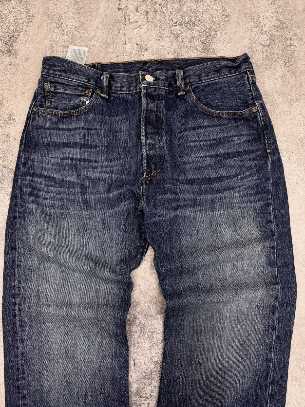Levi's Levi’s Men 501 Original Fit Jeans Blue 34 Size US 34 / EU 50 - 5 Thumbnail