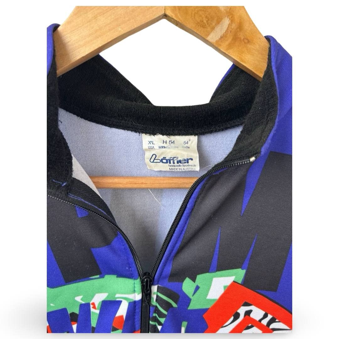 Vintage Loffier Cycling jersey #866 Size US L / EU 52-54 / 3 - 3 Thumbnail