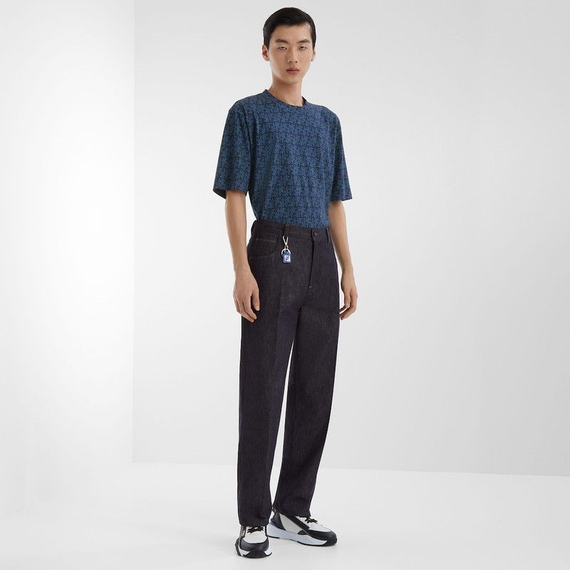 Fendi o1B3y1r0526 Long Jeans in Black Size US 32 / EU 48 - 4 Thumbnail