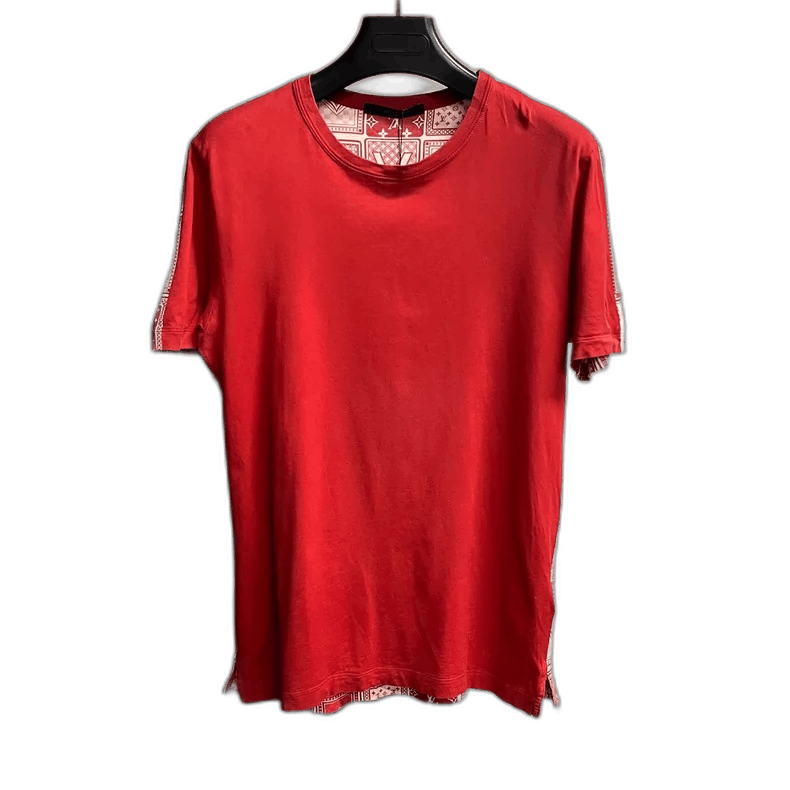 Louis Vuitton Louis Vuitton Red Logo Short Sleeve Shirt Size US M / EU 48-50 / 2 - 1 Thumbnail