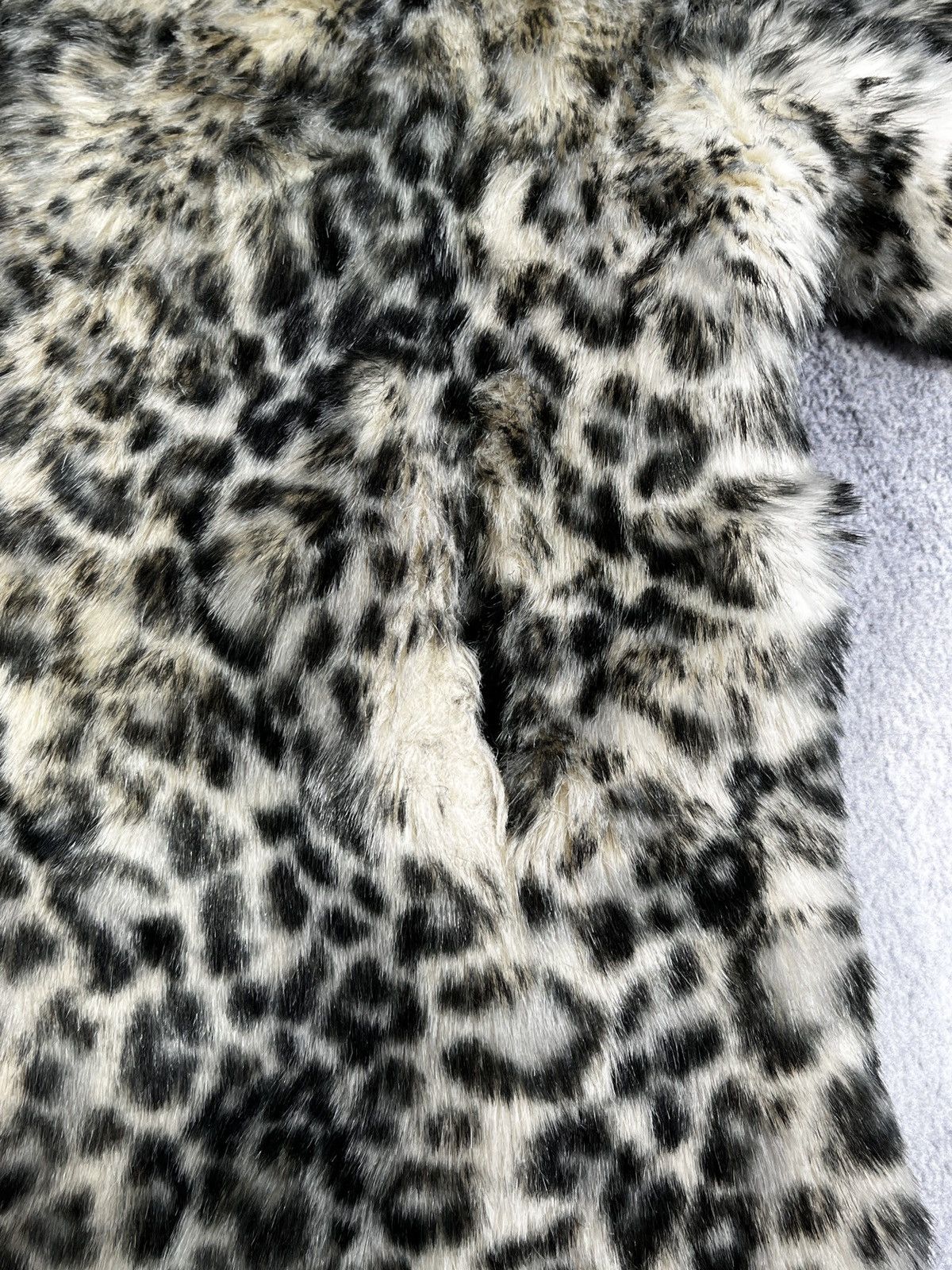 Japanese Brand × Vintage Vintage 90s Fur Faux cropped coat jacket AvantGarde japanese Size M / US 6-8 / IT 42-44 - 6 Thumbnail