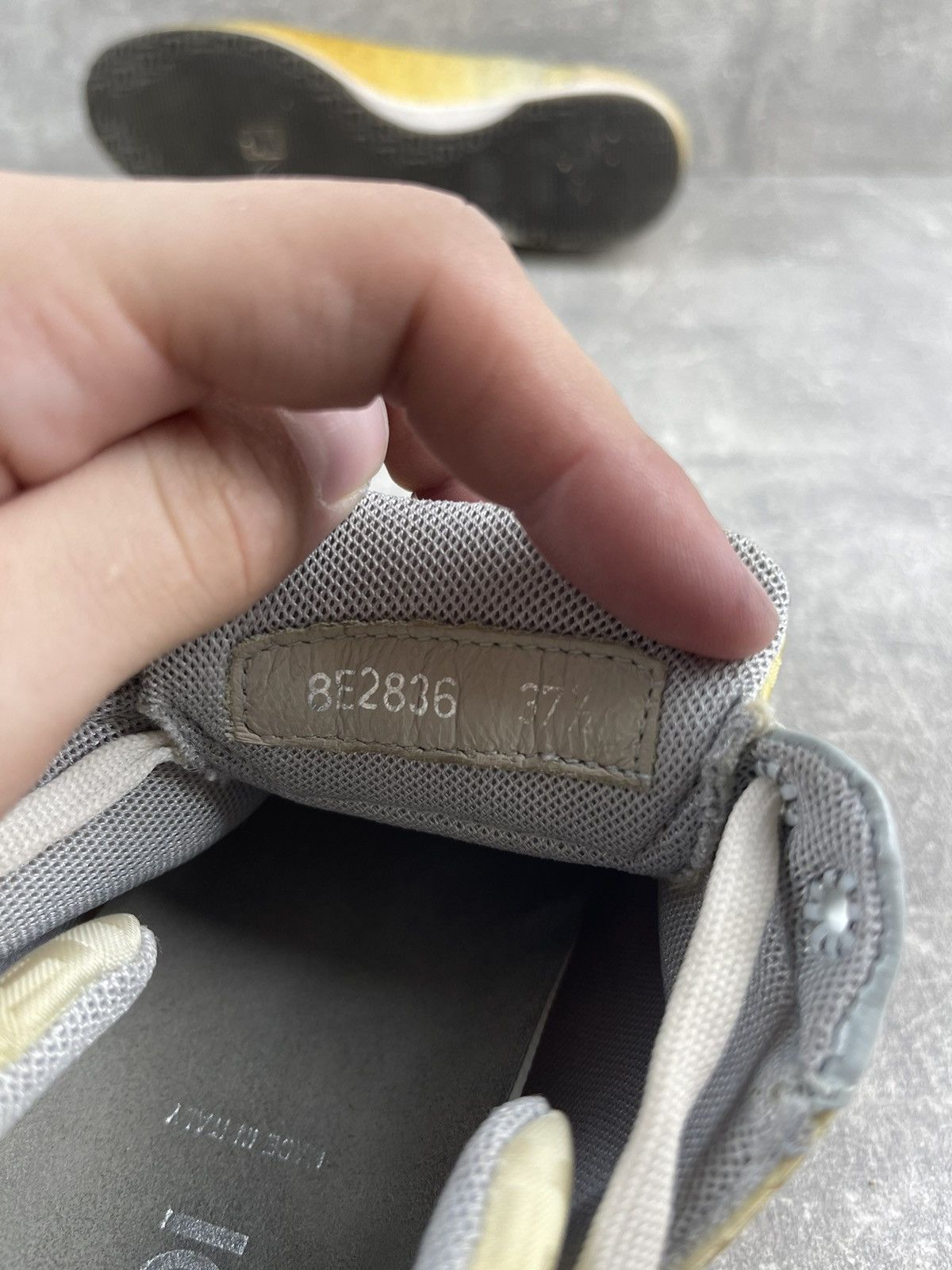 Fendi × Vintage Fendi Archives Vintage 90s Leather Monogrammed Sneakers Size US 7.5 / IT 37.5 - 10 Thumbnail