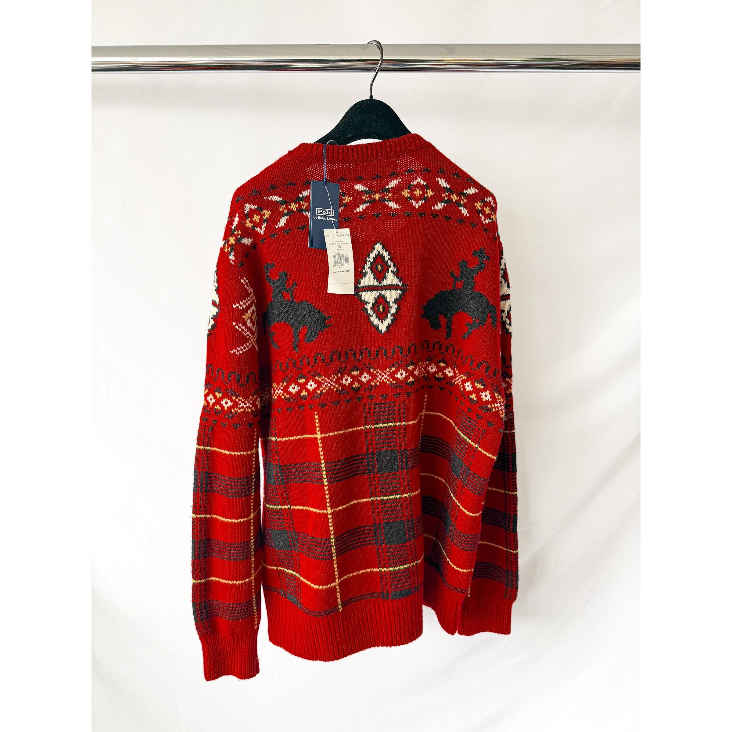 Polo Ralph Lauren Ralph Lauren Polo Wool Blend Chunky Knit Western Fair Isle S Size US L / EU 52-54 / 3 - 6 Thumbnail