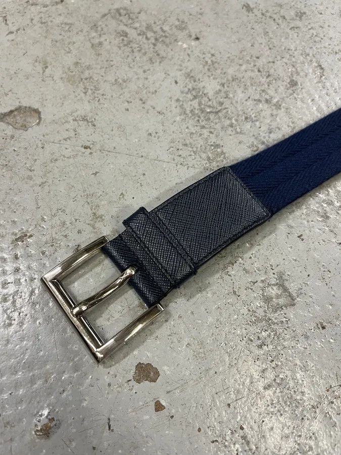 Prada Prada Hybrid Navy Belt Size ONE SIZE - 6 Thumbnail