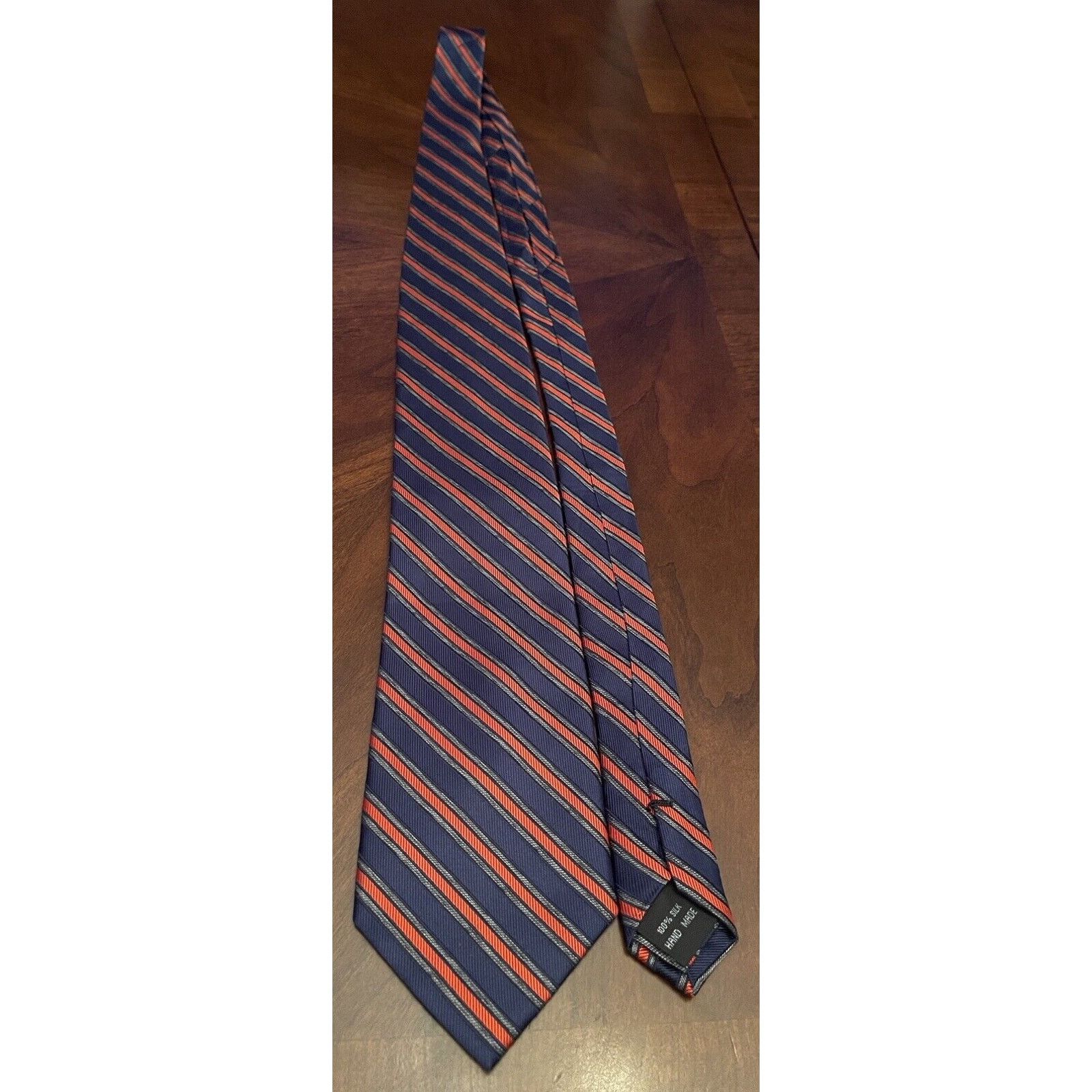 Other Beau Brummel Red Blue Hand Made 100% Silk Made in China Size ONE SIZE - 3 Thumbnail