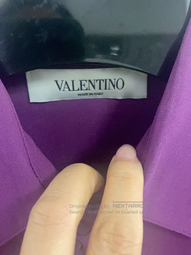 Valentino Valentino Silk logo shirt Size S / US 4 / IT 40 - 5 Thumbnail