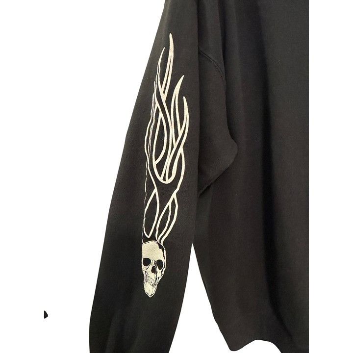 Lee Sick Boy Motorcycles Black Graphic Skull Sweatshirt Lee Heav Size US XL / EU 56 / 4 - 6 Thumbnail