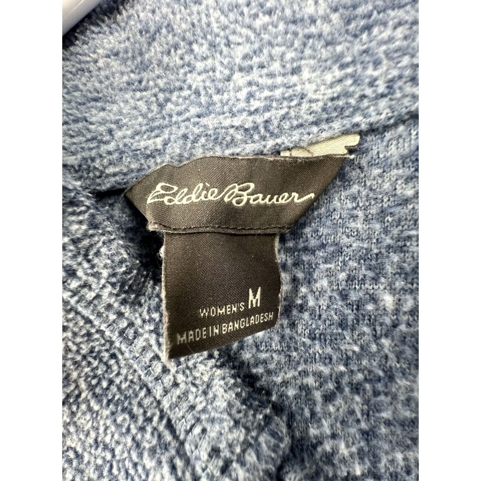Eddie Bauer Eddie Bauer Pullover 1/4 Zip Fleece Jacket Blue Gray Woman’s M Outdoor Casual Shirt Category: Sweater Mens Women? Size M / US 6-8 / IT 42-44 - 5 Thumbnail